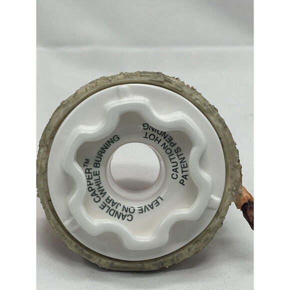 S'Toppers Pumpkin and Scarecrow Candle Capper 4” Ceramic Fall - Picture 7 of 12